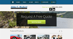 Desktop Screenshot of beckettinsurance.com